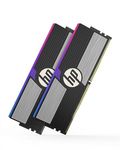 HP V10 RGB 16GB (8GBx2) Gaming RAM 3200 MHz DDR4 CL14 1.35V Desktop Computer LED Memory Kit - 48U41AA#ABC