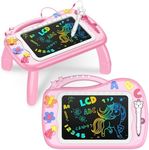 2 3 4 5 Year Old Girl Gifts,Topunny LCD Writing Tablet for Kids Toys for 1 2 3 4 5 Year Old Girls Educational Toys for Kids 4-6 Christmas Gifts for Toddler Girls (Pink)