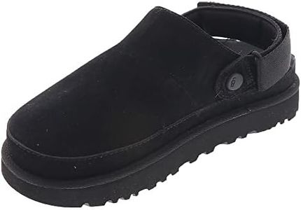 UGG Women's Goldenstar Clog, Black, 8