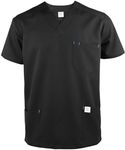 JONATHAN UNIFORM Mens Black Scrub T