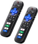 EFLLIS (Pack of 2) Replacement Remote Control for TCL Roku TV/Hisense Roku TV/Onn Roku TV/Sharp Roku TV/Philips Roku TV (Not for Stick and Box)