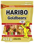 Haribo Goldbears Gummy Candy, 6 Fruity Flavours, No Artificial Colours - 652g Bag