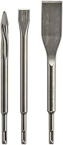 BOSCH HS143PK 3 pc. SDS-plus® Bulldog™ Self-Sharpening Chisel Set