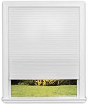 Easy Lift Trim-at-Home Cordless Cellular Light Filtering Fabric Shade White, 36 in x 64 in, (Fits Windows 19"- 36")