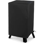 NettyPro Electric Smoker Cover 40 inch Heavy Duty Waterproof Vertical Smoker Cover for Masterbuilt Outdoor Square Grill Smoker, Black