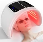 BOYVEN Led Light Equipment for Face, 7 Colors Led Face Mask Facial Led Light Tool Skin Care Equipment at Home, Facial Neck Body Hand Beauty Mask