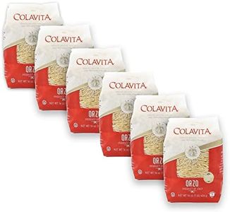 Colavita Orzo: Classic Mediterranean Pasta Shaped Like Grains of Rice - Versatility at Its Best - 1Lb (Pack of 6)