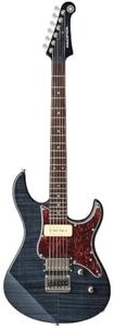 Yamaha Pacifica PAC611HFM TBL Solid-Body Electric Guitar, Translucent Black
