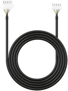 CAMWAY 16 Feet/5M Shielded Cable for Battery Monitor, 26 AWG With Connector, Custom Connect to Shunt/Sampler