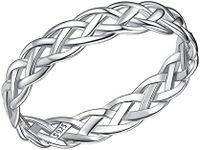 Sterling Silver Fashion Rings For Women Size 6 Ribgs Celtic Love Knot Ring