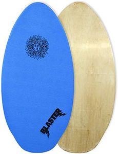 KONA SURF CO. Blaster Wood Skimboard for Kids and Adults in Blue/White sz:41in