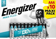 Energizer MaxPlus AAA Alkaline Batteries - 10 Pack