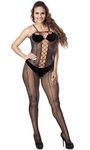 Gopalvilla Women's Polyamide Elastane Full Body Stockings(MS-2052_Black_Free Size)