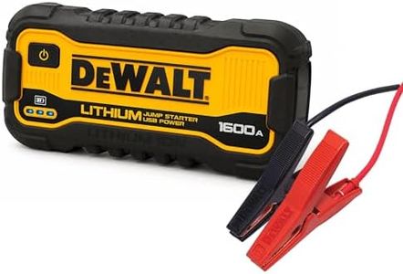DeWalt DXAELJ16 1600 Peak Amp Jump Starter Battery Booster with USB Power Station