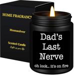 Homsolver Dad Gifts from Daughter Son, Dad Birthday Gift, Gifts for Dad Who Wants Nothing, Birthday Fathers Day Christmas Gifts for Dad Stepdad Adoptive Father, Sandalwood Scented Candle