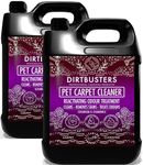 Dirtbusters Pet Carpet Cleaner Shampoo, Cleaning Solution For Odour, Urine & Stains, Geranium & Chamomile (2x5L)