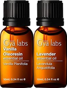 Gya Labs Vanilla Essential Oil & Lavender Essential Oil (2 Packs)