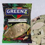 Greenzz Tej Patta Leaves I Bay Leaf Whole Spices for Biryani and Cooking I Dry Natural Bayleaf I 100 Gm