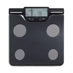 TANITA BC-613 Segmental Body Composition Scale Body Fat Muscle Mass Per Body Part Daily Calorie Intake 8 readings Black