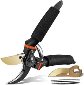 Xkimos 8.3” Secateurs, SK5 Stainless Steel Pruning Shears, Quality Professiona Garden Shears, High-Performance Garden Secateurs with Sharp Steel Blades,Essential Gardening Tools,for Pruning