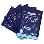 SFOPORD XL 100PCS Toilet Seat Covers Disposable - Flushable Paper Toilet Seat Cover Is Travel Accessories, Travel Essentials for Public Restrooms, Airplane, Campin