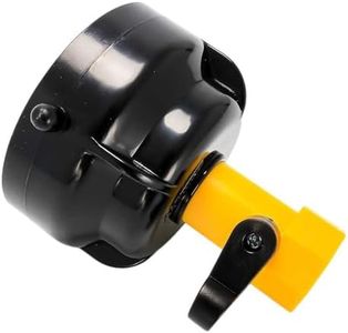 Camco RV Sewer Hose Rinse Cap | Features a Convenient Shut-Off Valve for Water Flow Control, Firmly Locks onto the RV Sewer Hose Bayonet Fitting, and Rinses RV Sewer Hose Before Storage (39533)