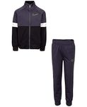Nike Little Boy's Tracksuit Jacket & Pants 2-Piece Set Gridiron Sz: 4 86F705