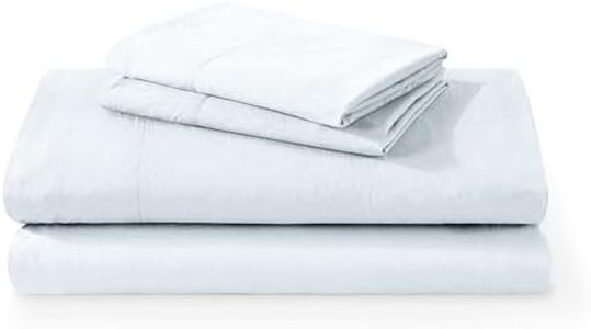 Bare Home Sandwashed Queen Sheet Set - Premium 1800 Ultra-Soft Microfiber Queen Bed Sheets - Incredible Softness - Deep Pocket - Bedding Sheets & Pillowcases (Queen, Sandwashed White)