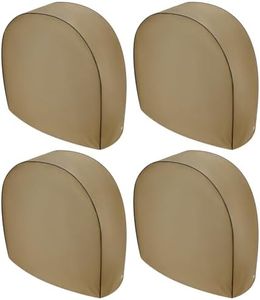 Kohree Tire Covers for RV Set of 4 Waterproof RV Wheel Cover Oxford Trailer Tire Covers Tire Protector Cover for Trailer Truck Camper Auto Fits 26.75"-29" Tire Diameters