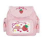 Girl Embroidery Strawberry School Backpack Children's Schoolbag Student Girls Pink