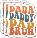 Sticker Waterproof Decorate Vinyl (Dada Daddy Dad Bruh)