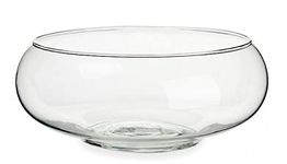 SHOBHANA ENTERPRISES Crystal Clear Glass Fish or Terrarium or Decorative Platter for Home Decor(Bela 8") - Size 8 inches