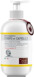 Fiocchi di Riso - Detergente CORPO e CAPELLI Camomilla- 400ml - DETERGENZA NEONATI - rispetta cute e cuoio capelluto sensibili. Pack riciclato