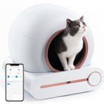 Venkillian Self-Cleaning Cat Litter Tray：Automatic 65L Large Capacity with APP Control & Odor Elimination - Smart Sensor Safety for Multiple Cats Home Travel Apartment Household