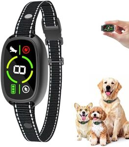 Anti Barking Dog Collars, Bark Collar Stop Dog Barking with Vibration & Beep Modes Harmless Training Dog Collar for Small Medium Large Dogs No Bark Collar Rechargeable IP67 Waterproof Humane