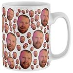 Purple Print House Personalised All Over Face Mug Funny Men Women Secret Santa Gift Ceramic 11oz Cup