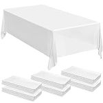 Prestee 48 White Plastic Tablecloth