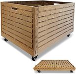 Collapsible Rolling Crate on Wheels