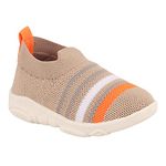 LEVOT GLORY-4-BEIGE Stylish Slip on Sneakers for Boys & Girls(AGE-12 Month to 15 Month)