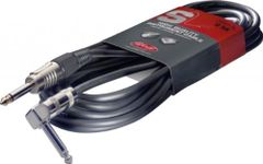 Stagg 33ft. S-Series, Phone-Plug/Angled Phone-Plug, Deluxe Instrument Cable