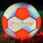 Glow in The Dark Soccer Ball with L