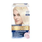 L'Oréal Paris Excellence Crème Hair Dye with Hyaluronic Acid, Ultra Light Natural Blonde AA03, Hair Color for Women, 100% Grey Coverage, Long Lasting Rich Colour, Hair Dye Kit, 1EA