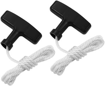 2-Pack Pull Cord 3.9 ft with Recoil Starter Handle, 4.0mm pull start rope Fit for Honda GX160 GX200 GX240 GX270 GX340 GX390, Pull Starter for Lawn Mower, String Trimmer, Generators, Small Engines