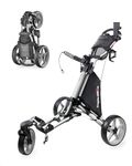 Caddytek Unisex Caddylite One - Swivel V8, Silver Golf Push Cart trolley, Silver, One Size UK
