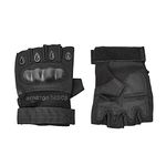 AmazonBasics Glove with Protective Padding for Cycling, Riding, Camping and Gym, Set of 2, S