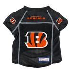 Littlearth Unisex-Adult NFL Cincinnati Bengals Basic Pet Jersey, Team Color, Small