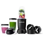 nutribullet Mega Pack with nutribullet 900W Blender & 9 Accessories - Extra Powerful & Easy To Clean - Blend & Crush Ice, Nuts & Frozen Fruits - Smoothie Maker - Black