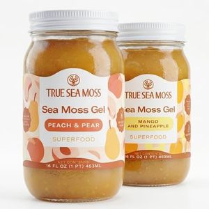 TrueSeaMoss Bundle – Peach/Pear & Mango/Pineapple – Sea Moss Gel