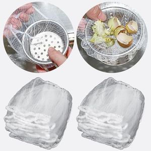 300 Pieces Kitchen Sink Strainer Mesh Bag Disposable Mesh Sink Strainer Bags Sink Net Strainer Filter Bags Sink Trash Mesh Bag for Sink Drain for Collecting Kitchen Food Waste Leftover Garbage