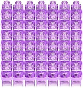 CALIFORNIA CADE ELECTRONIC Finger Lights, 50Pcs Finger Flashlights for Kids Adult Halloween Party Favors Goodie Bag Fillers, Led Light Up Toys for Easter Egg Hunt Class Parties Christmas - Purple